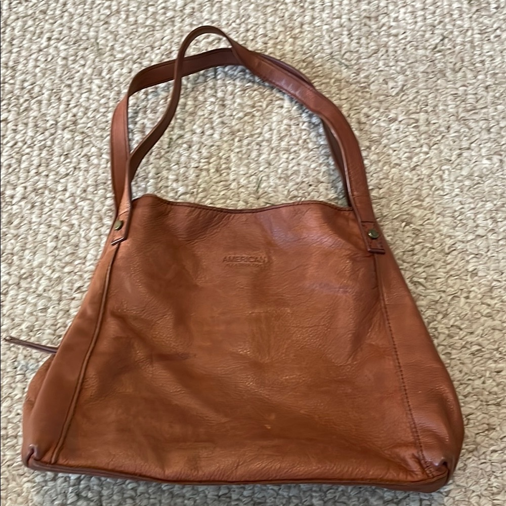 American Leather Co. Tan Shoulder Bag